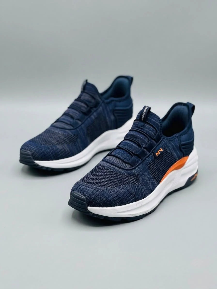 SKECHERS ARCH FIT MEMORY FOAM NAVY BLUE