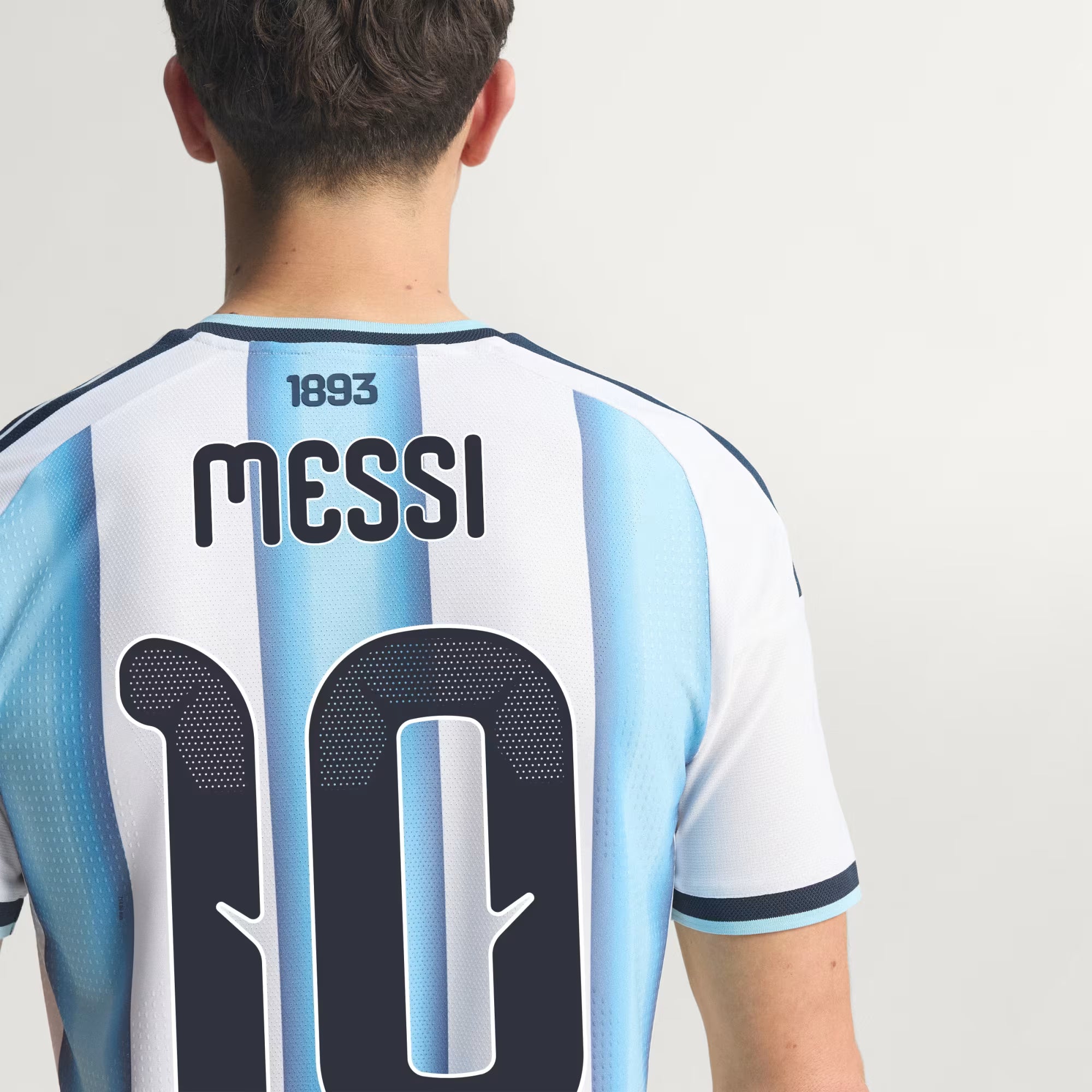 adidas Argentina Home 10 Authentic Mens Soccer Jersey 2026 White Blue