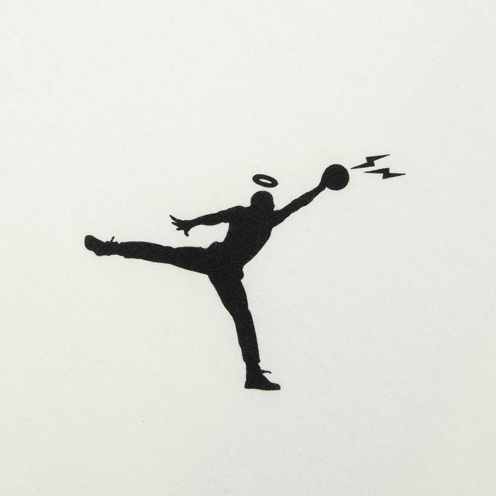 Jordan x Union x Fragment Tee Pale Ivory Ivory Black