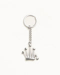 METAL BENT CROWN KEYCHAIN