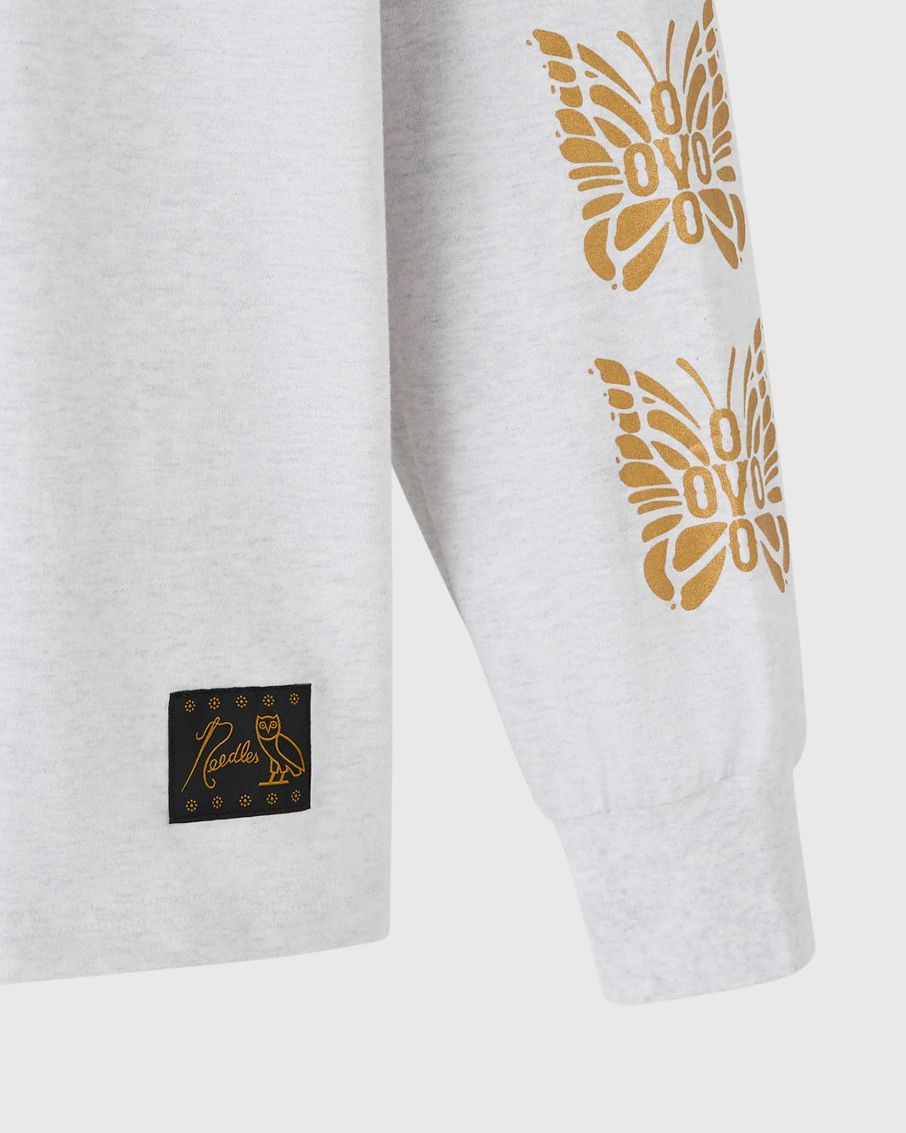 NEEDLES Papillon Long Sleeve Tee White