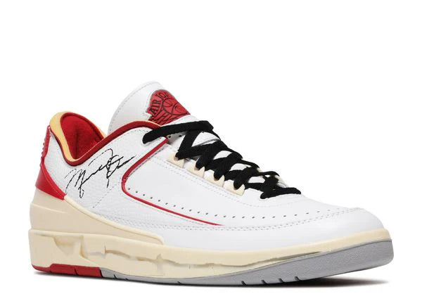 Nike Air Jordan 2 x Off White Retro Low SP White Varsity Red
