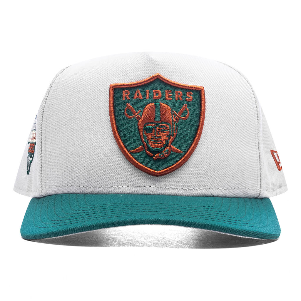 Feature x New Era 9Fifty A Frame Snapback Las Vegas Raiders Stone Emerald Green