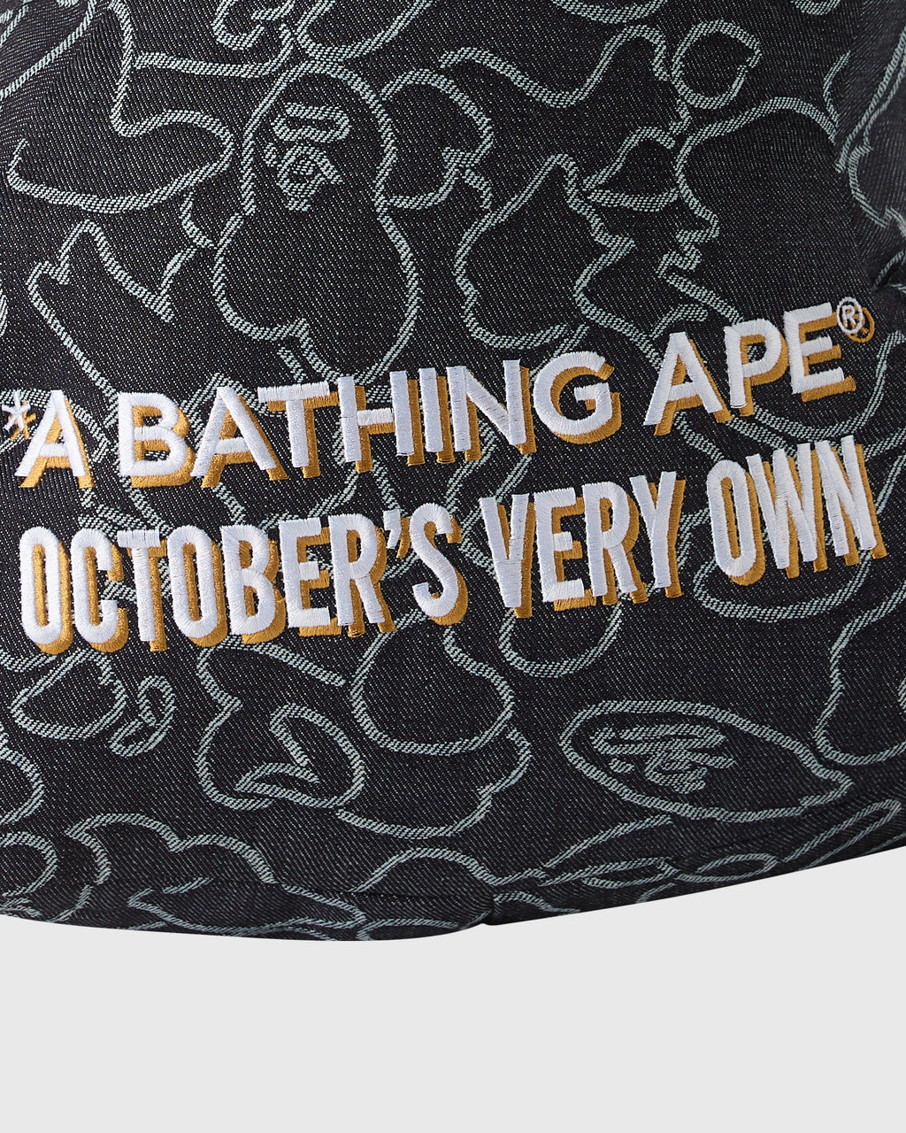BAPE Neon 1st Camo Denim Cushion Indigo