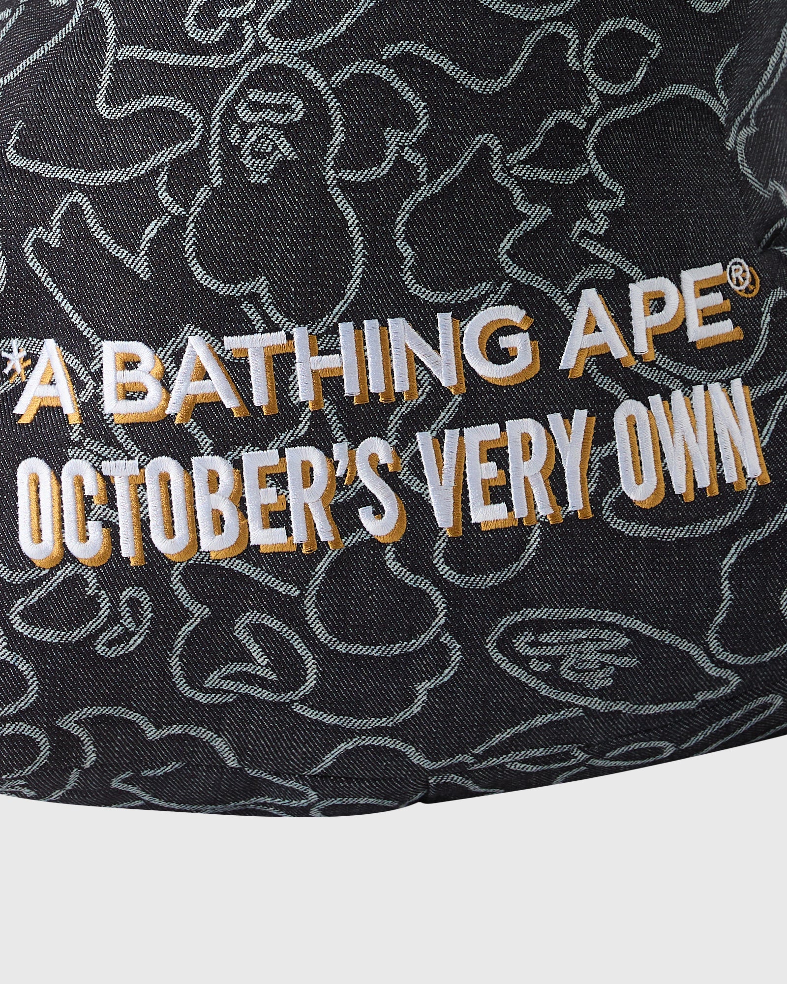 BAPE Neon 1st Camo Denim Cushion Indigo