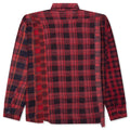 Over Dye 7 Cuts Wide Shirt Red