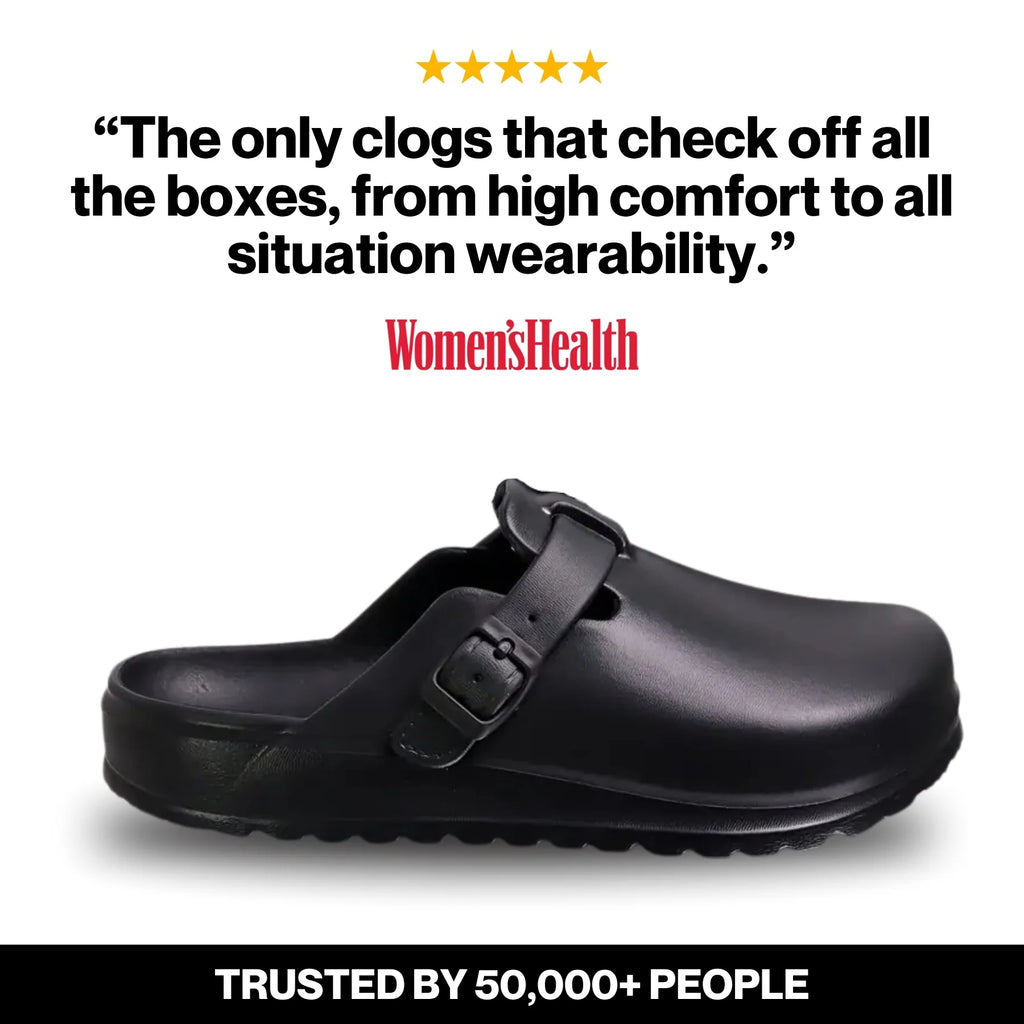 Vale Classic Healthy Non Slip Comfort Clogs Black Friday