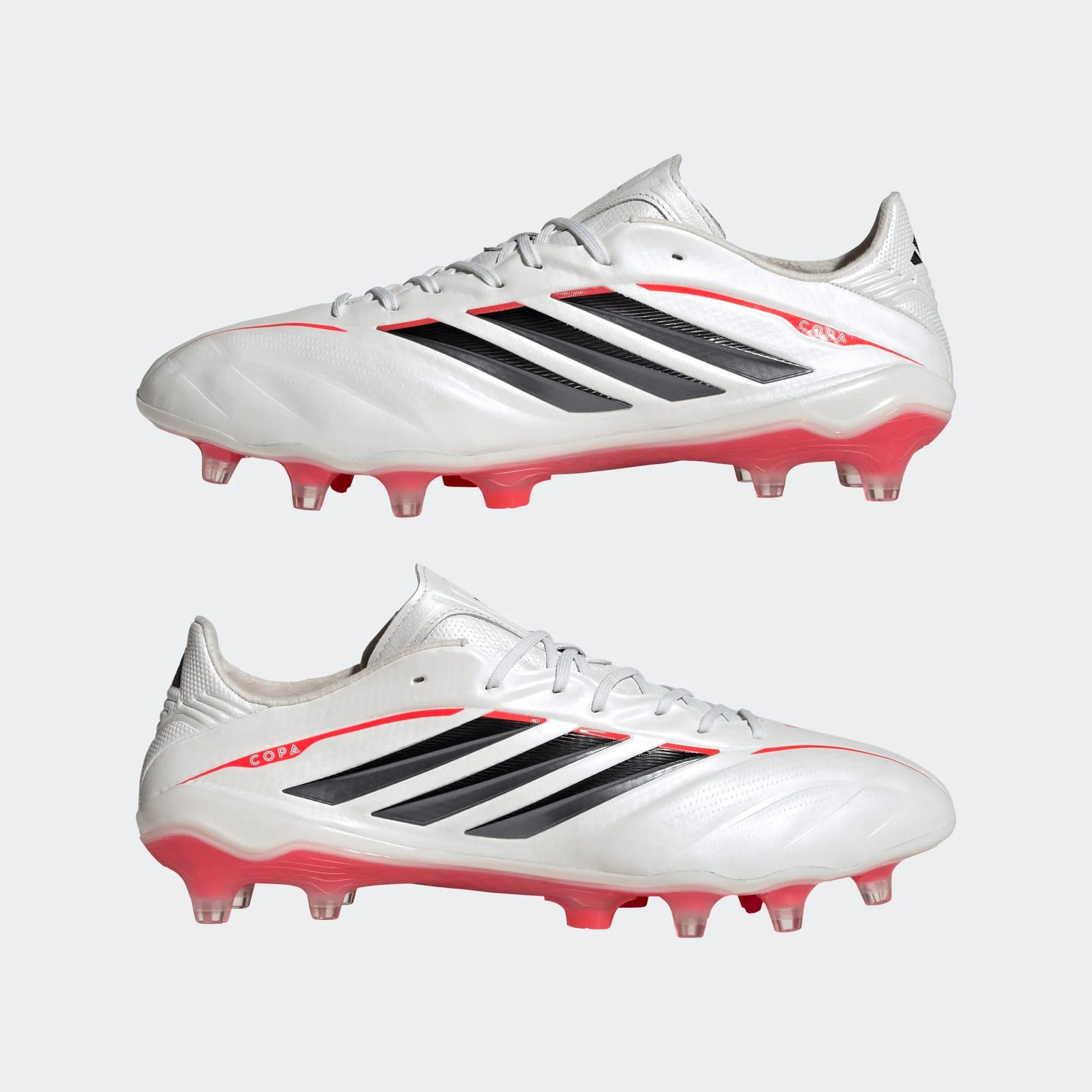 adidas Copa Pure IV Elite FG Firm Ground Mens Soccer Cleats Zero Metal Black Lucid Red