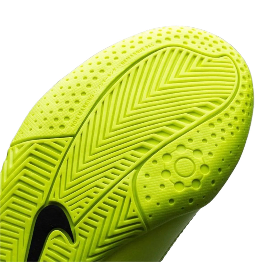 Nike JR Elastico II Indoor Soccer Shoes Volt Black