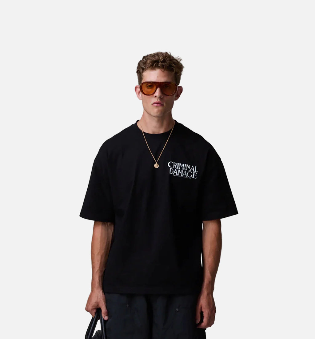 Mythical Tiger Mens Short Sleeve Shirt Black