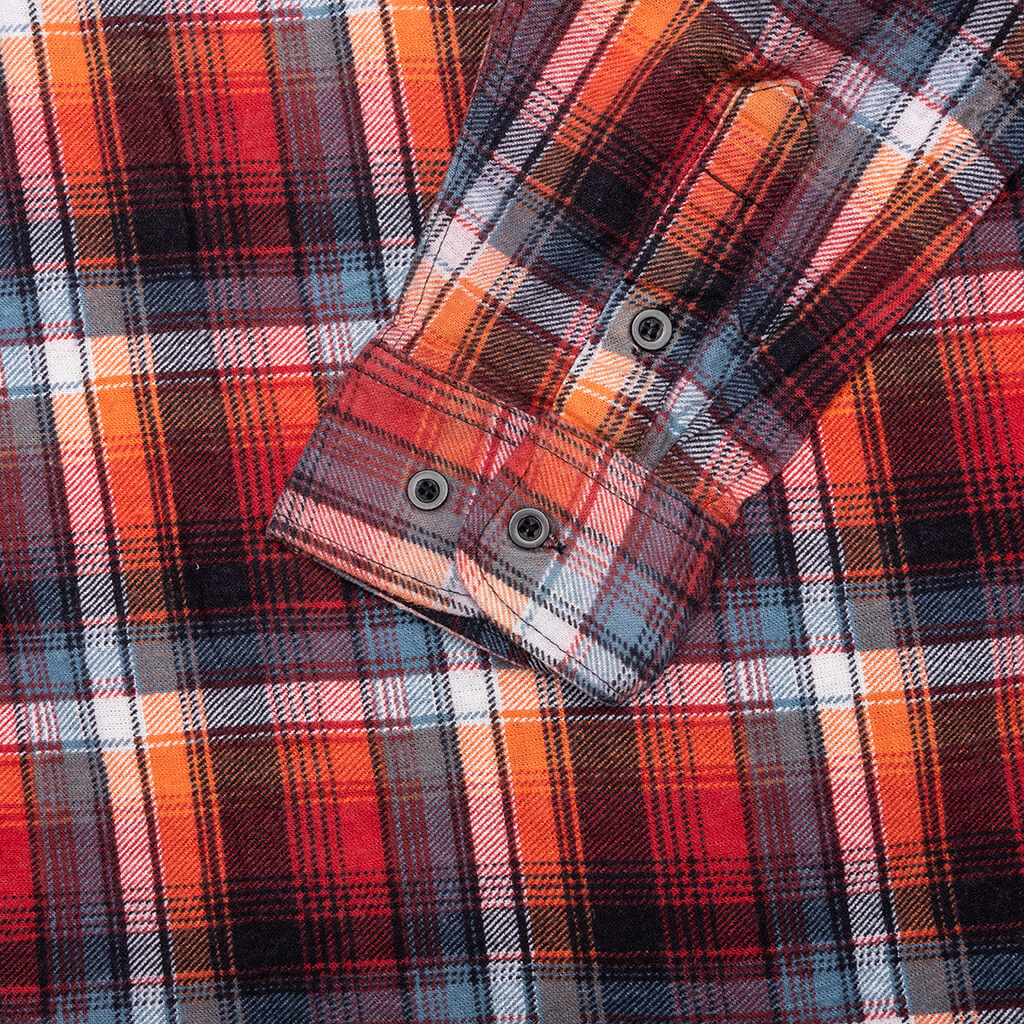 Ribbon Flannel Shirt Assorted