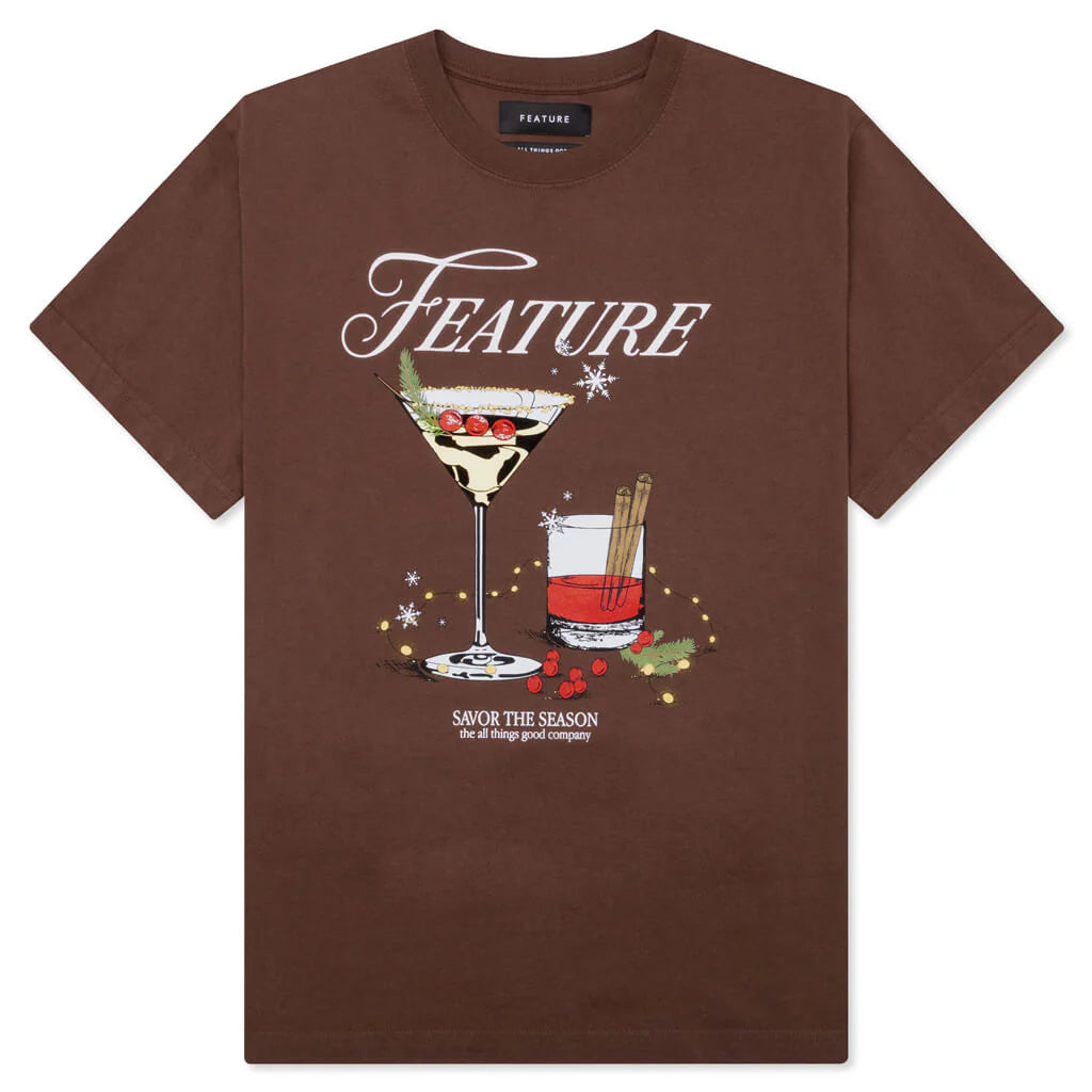 Snowflake Soiree Tee Chocolate Fondant
