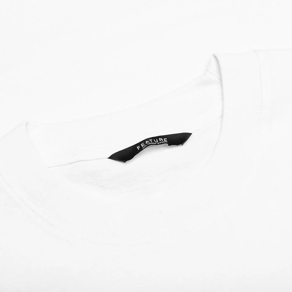 Feature x Market in the Alley Tee White
