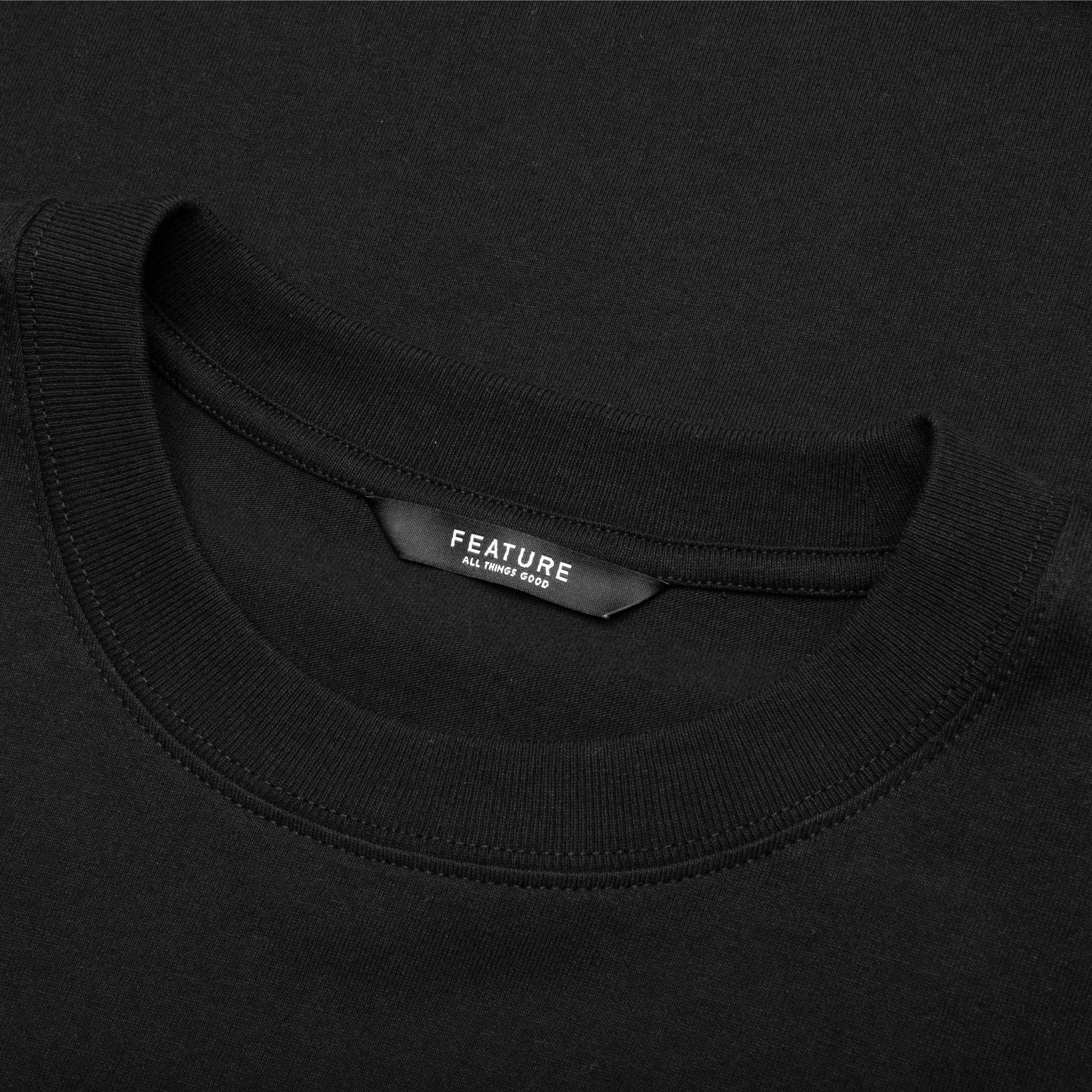 Script Tee Black