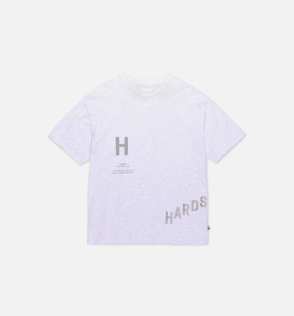 Hardship Mens Short Sleeve Shirt Grey