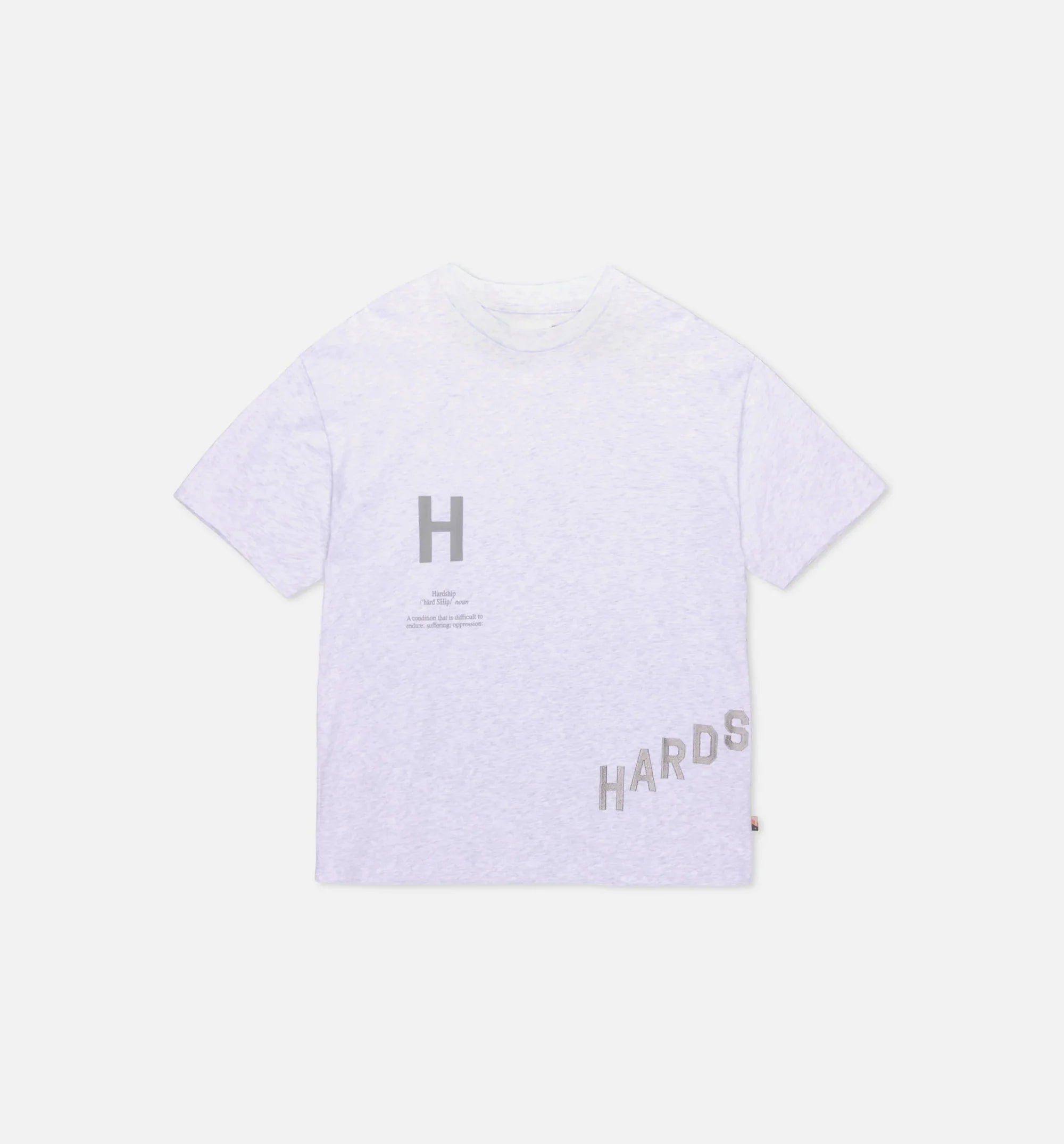 Hardship Mens Short Sleeve Shirt Grey
