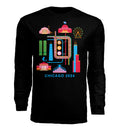 Commonwealth Unisex Chicago Marathon Landmark Long Sleeve Tech Tee
