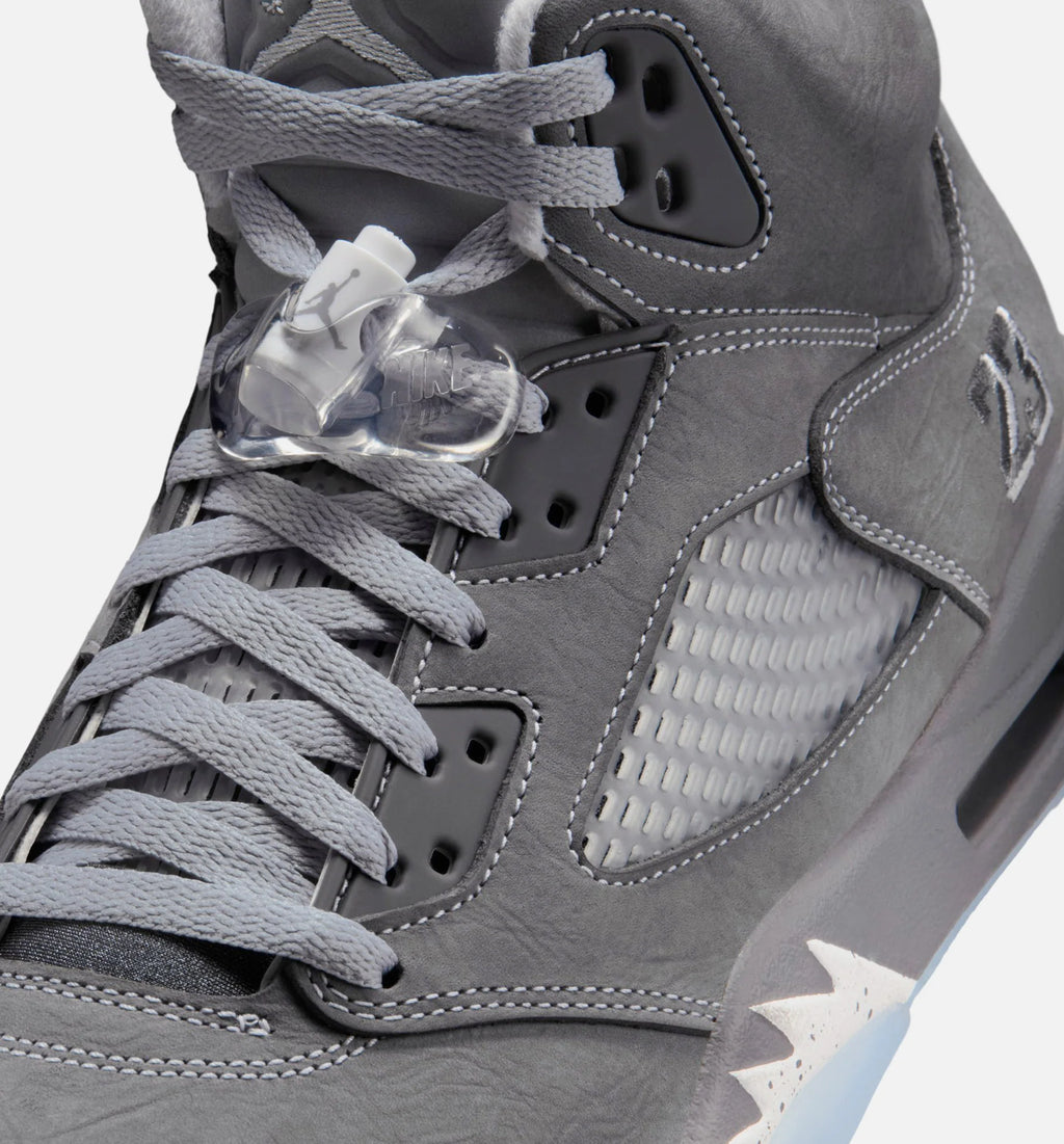 Air Jordan 5 Retro Wolf Grey Mens Lifestyle Shoe Light Graphite White Wolf Grey Limit One Per Customer