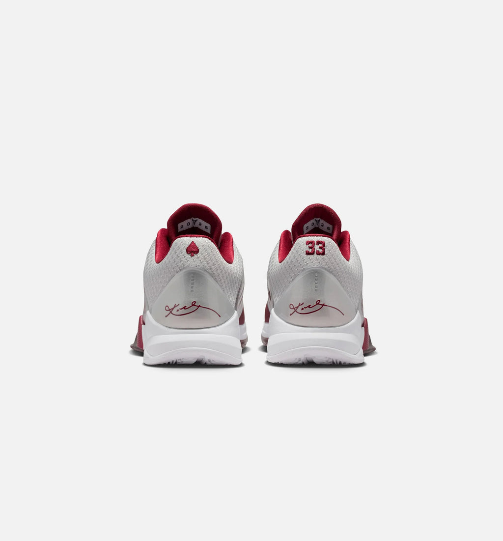 Kobe 5 Protro Lower Merion Mens Lifestyle Shoe Metallic Silver Team Red White