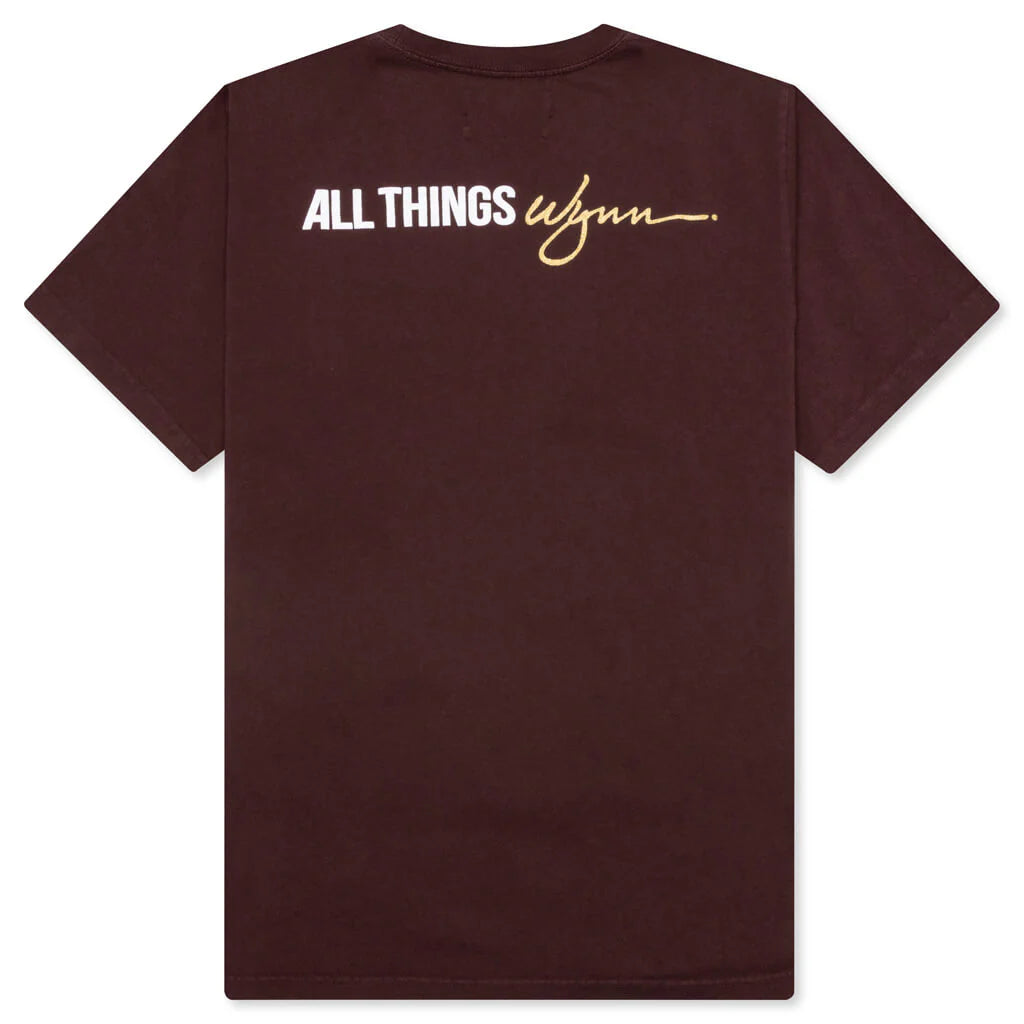 Feature x Wynn Logo Lock Up Tee Huckleberry