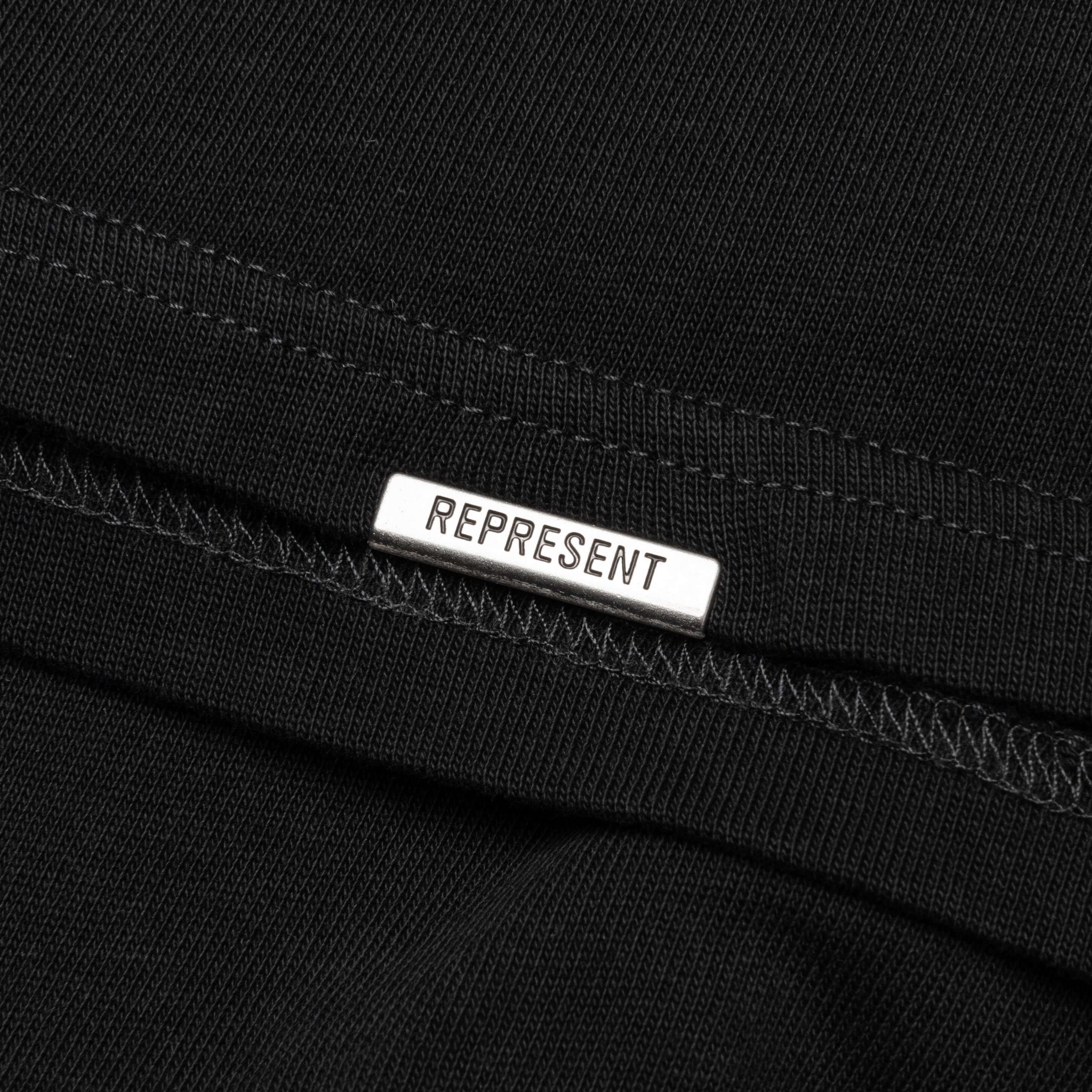 Feature x Represent Head 2 Head L S T Shirt Stained Black