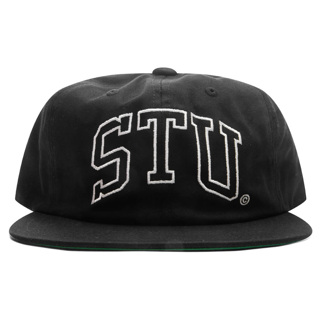 Stu Arch Strapback Cap Shadow Black