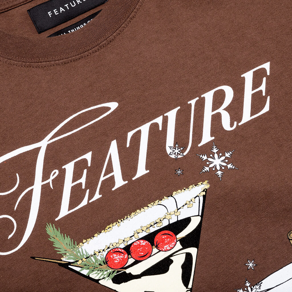 Snowflake Soiree Tee Chocolate Fondant