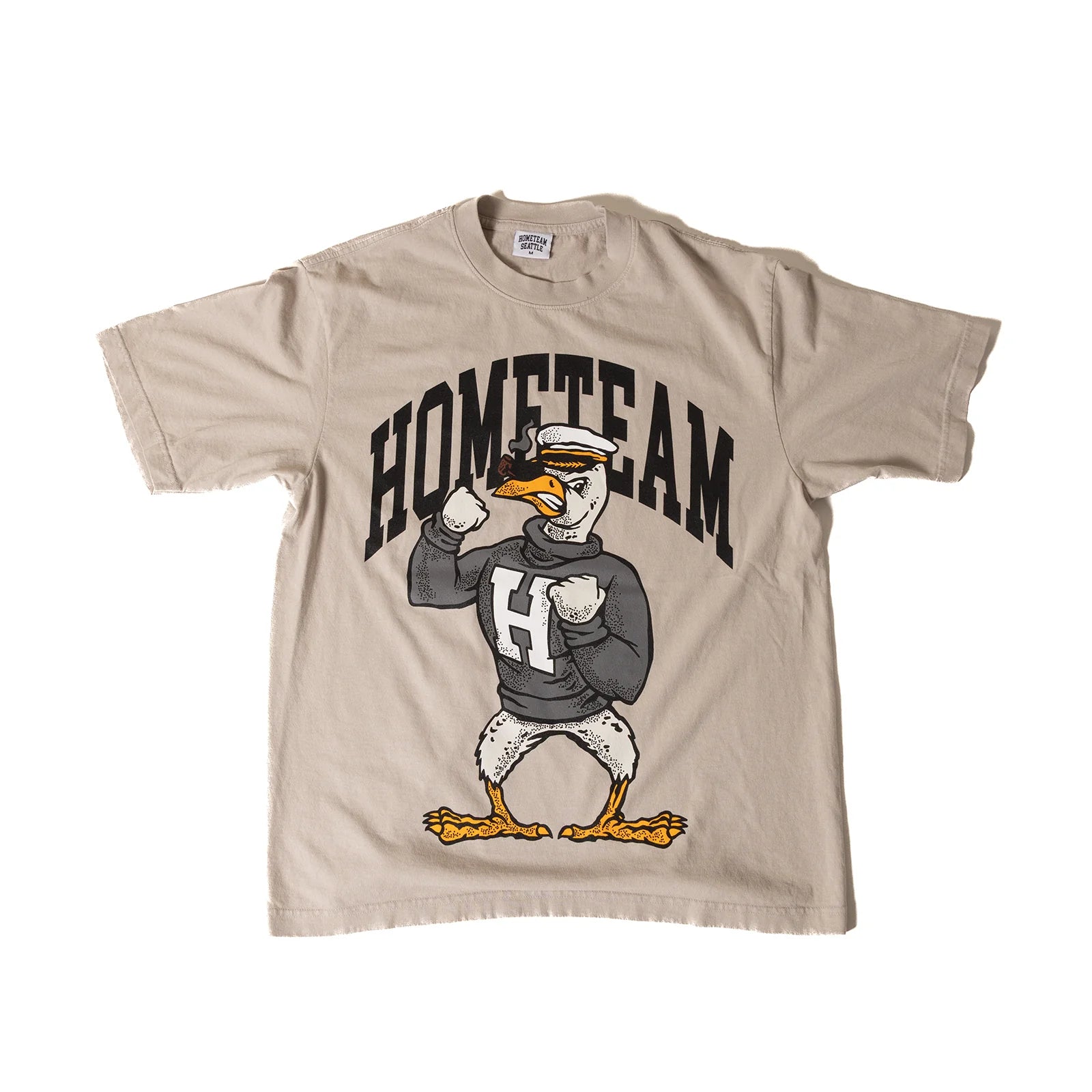 HOMETEAM GULLY TEE GREY CEMENT