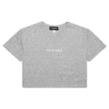 Womens Crop Top Athletic Heather
