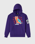 The Joker Defaced Hoodie Violet