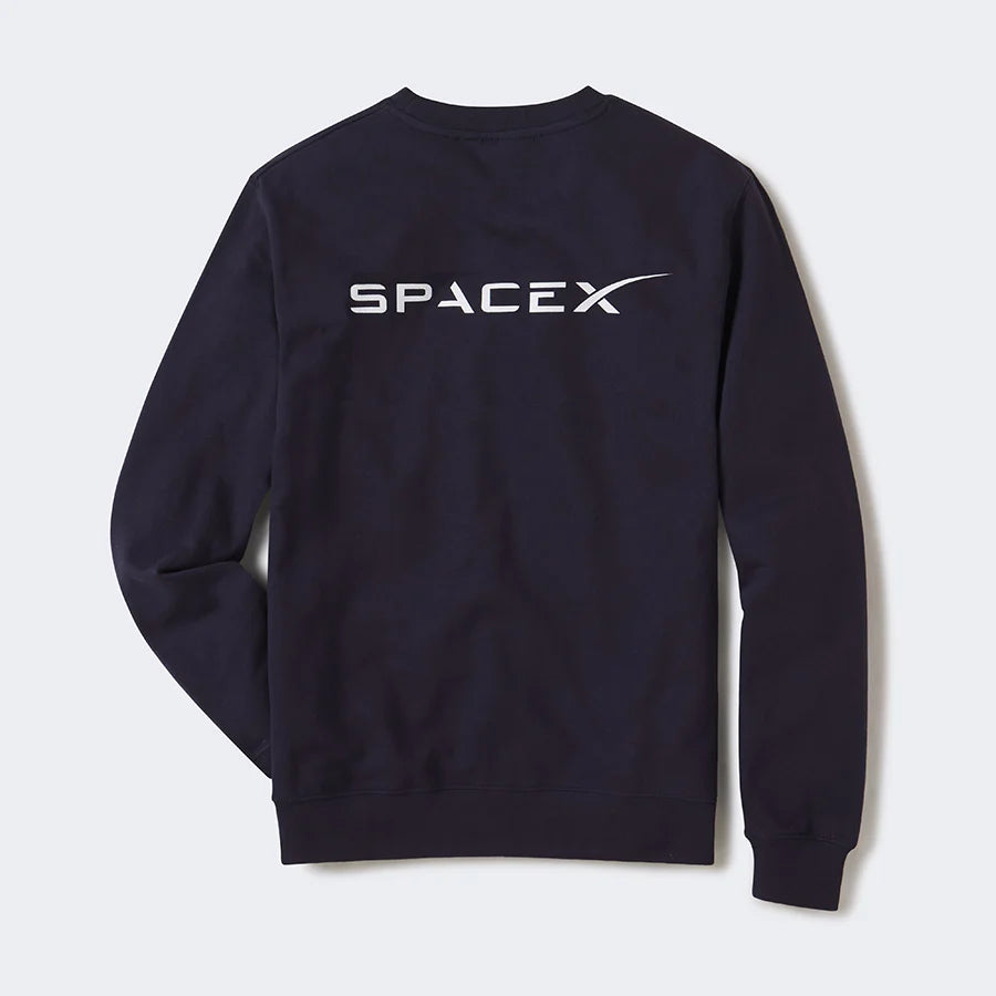 Unisex SpaceX Sweatshirt Navy