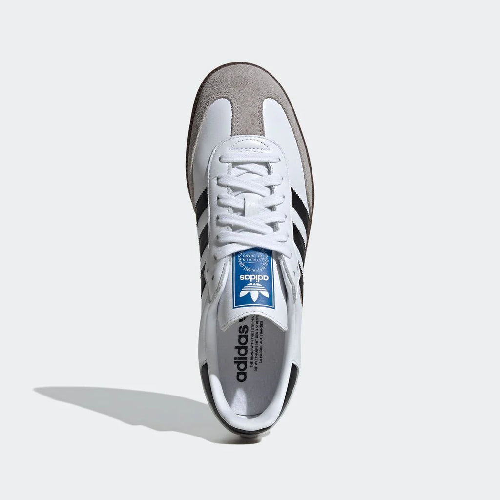 ADIDAS SAMBA OG CLOUD WHITE CORE AND BLACK GUM