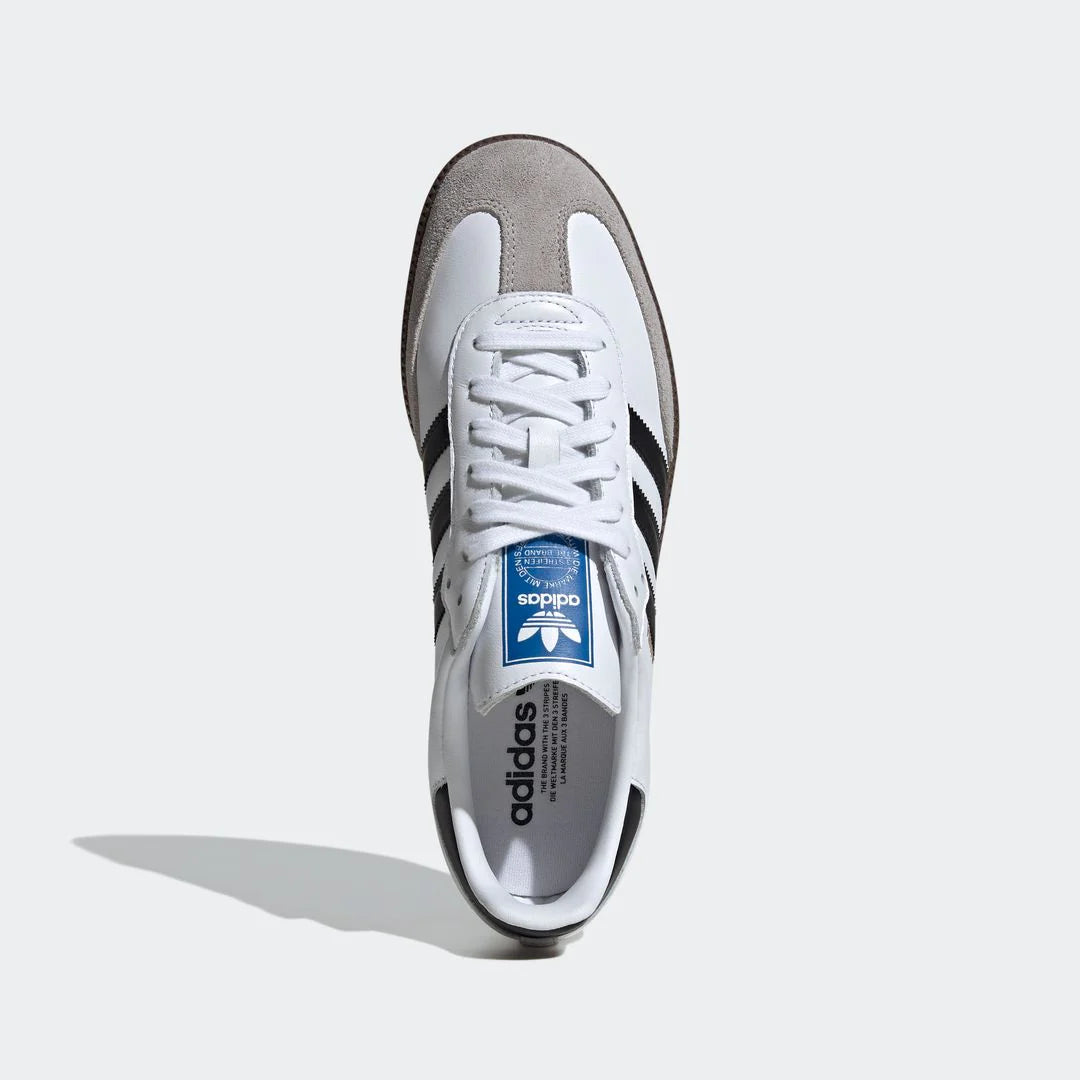 ADIDAS SAMBA OG CLOUD WHITE CORE AND BLACK GUM
