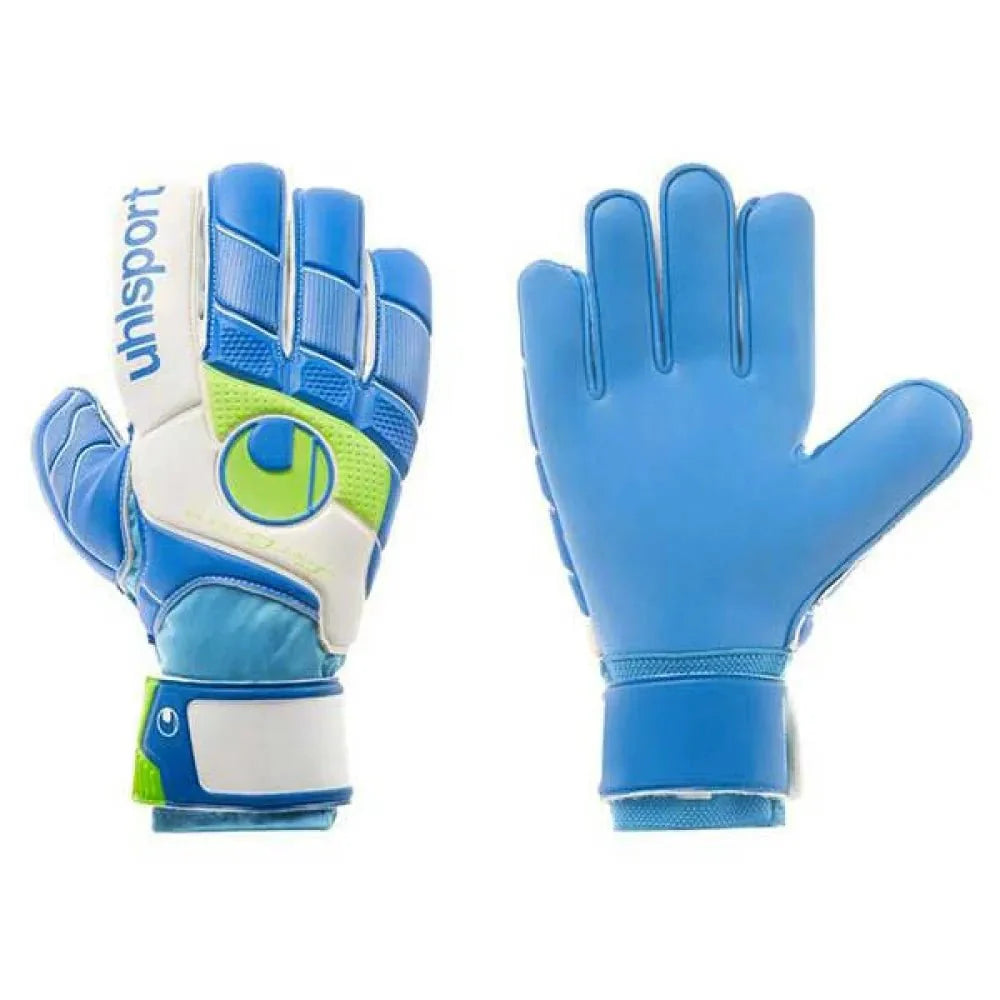 Uhlsport Fangmaschine Soft Goalkeeper Gloves Blue Green