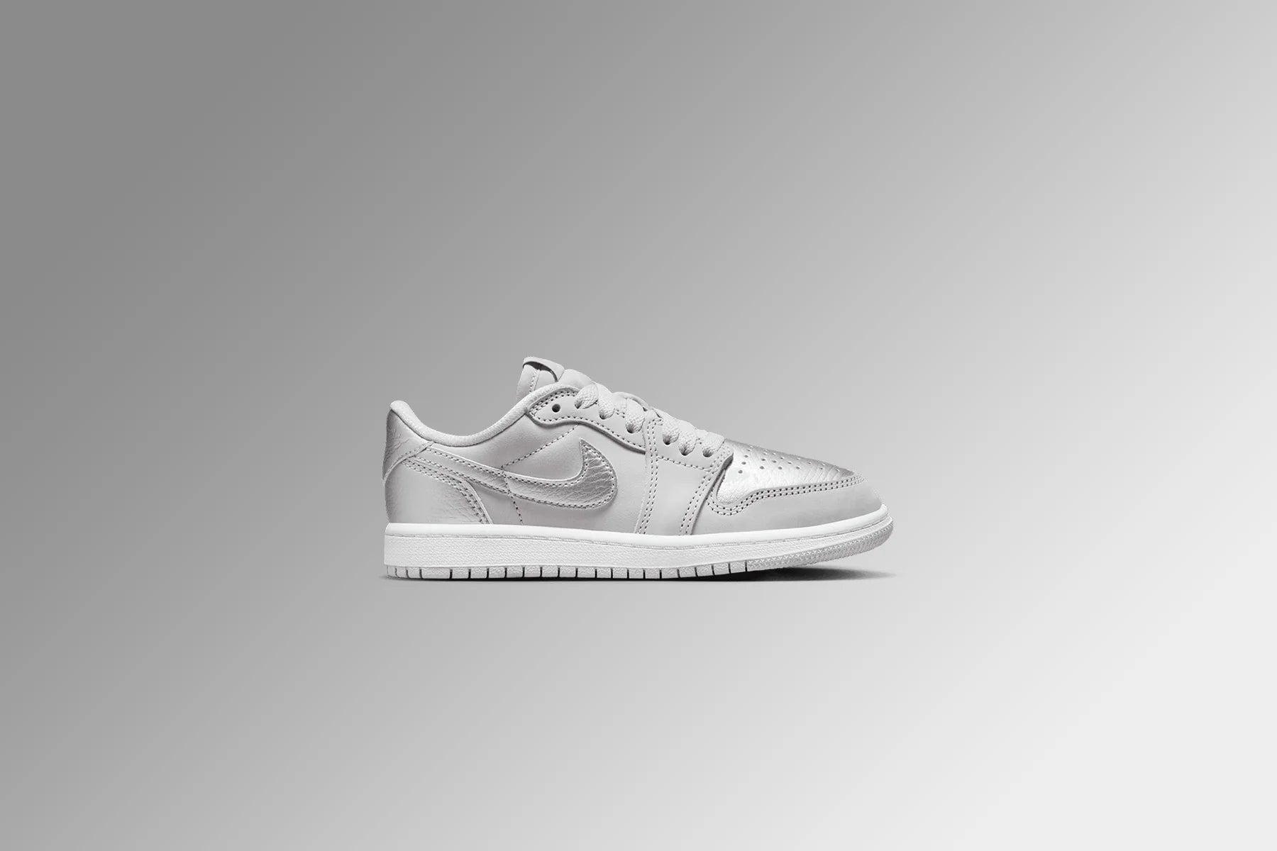Air Jordan 1 Low OG Metallic Silver PS Neutral Grey Metallic Silver White