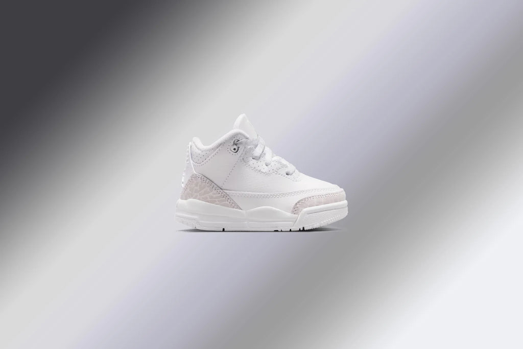 Air Jordan 3 Retro Pure Money TD White Metalic Silver