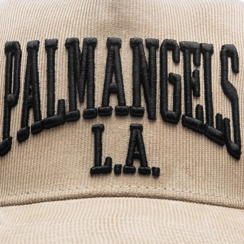 College Corduroy Cap Light Beige Black
