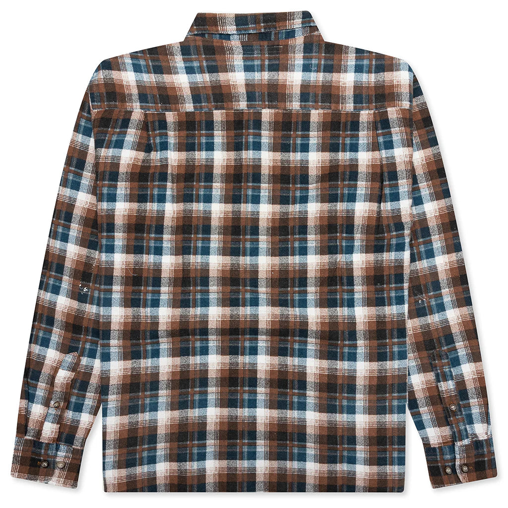 Ribbon Flannel Shirt Assorted