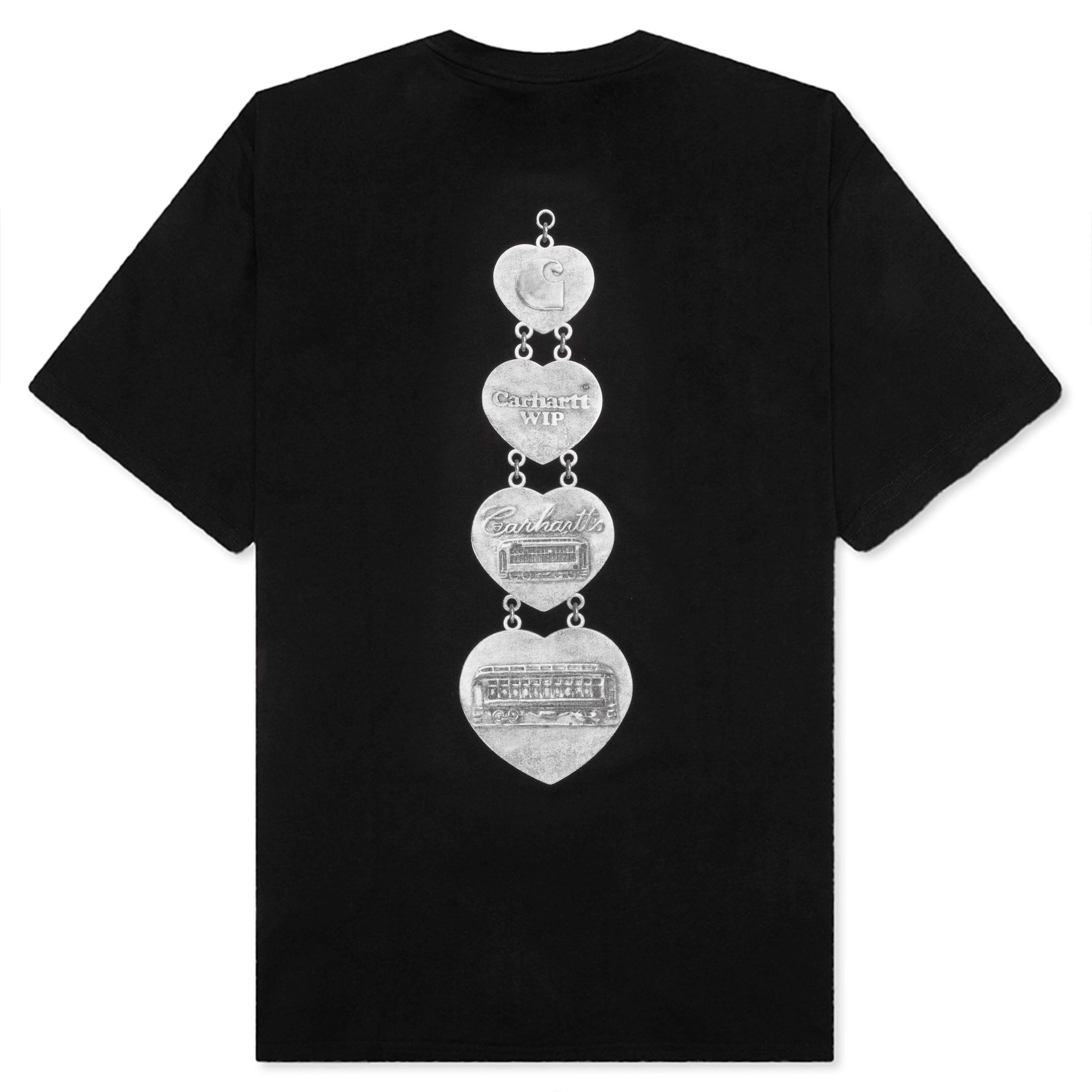 S S Hartt Chain T Shirt Black
