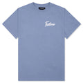 Risky Behavior Tee Blue Granite