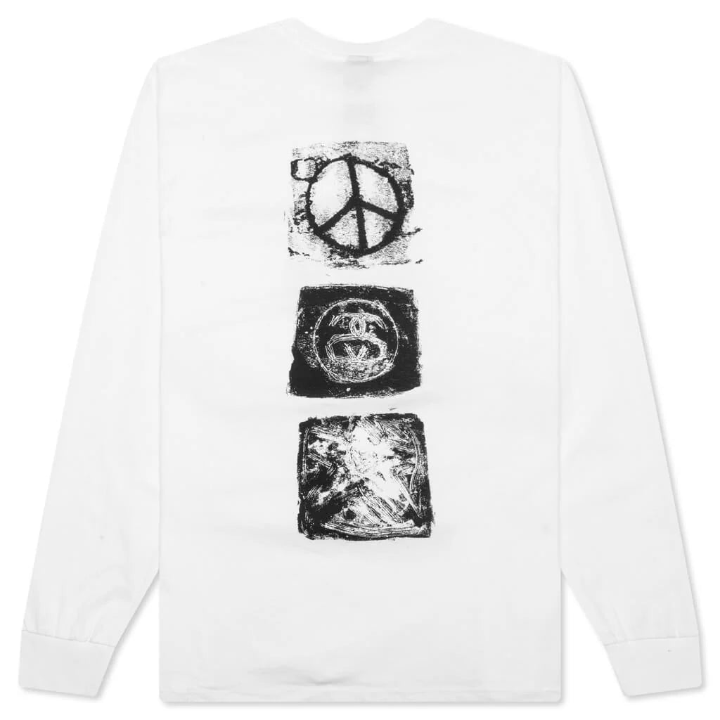 Mono L S Tee White