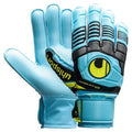 Uhlsport Kids Eliminator Soft SF Goalkeeper Gloves Turquoise Black Yellow