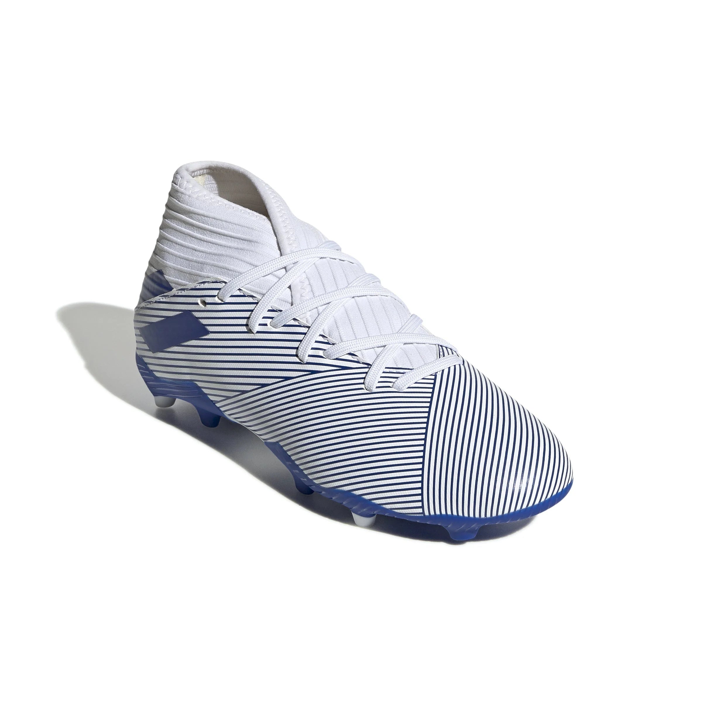 adidas Nemeziz 193 FG Firm Ground Youth Soccer Cleats White Royal