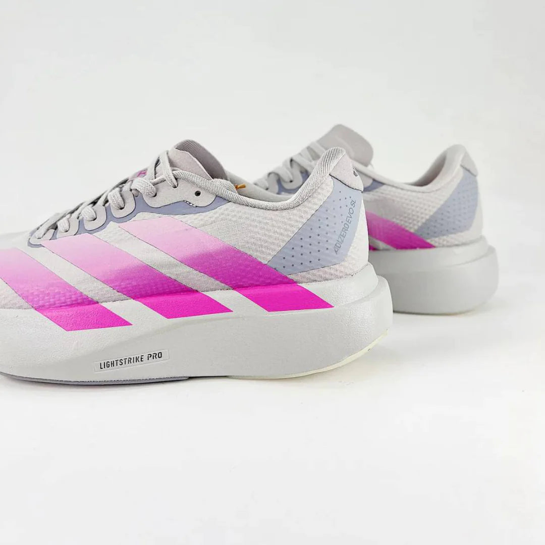 Tênis Adidas Adizero Evo SL Cinza Rosa