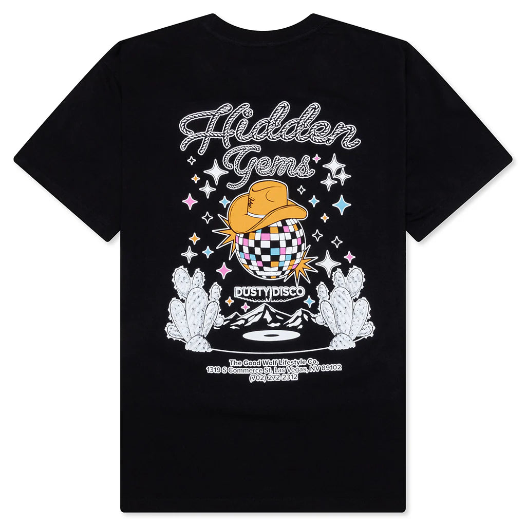 FEATURE x Good Wolf x Lets Be Friends Tee Black
