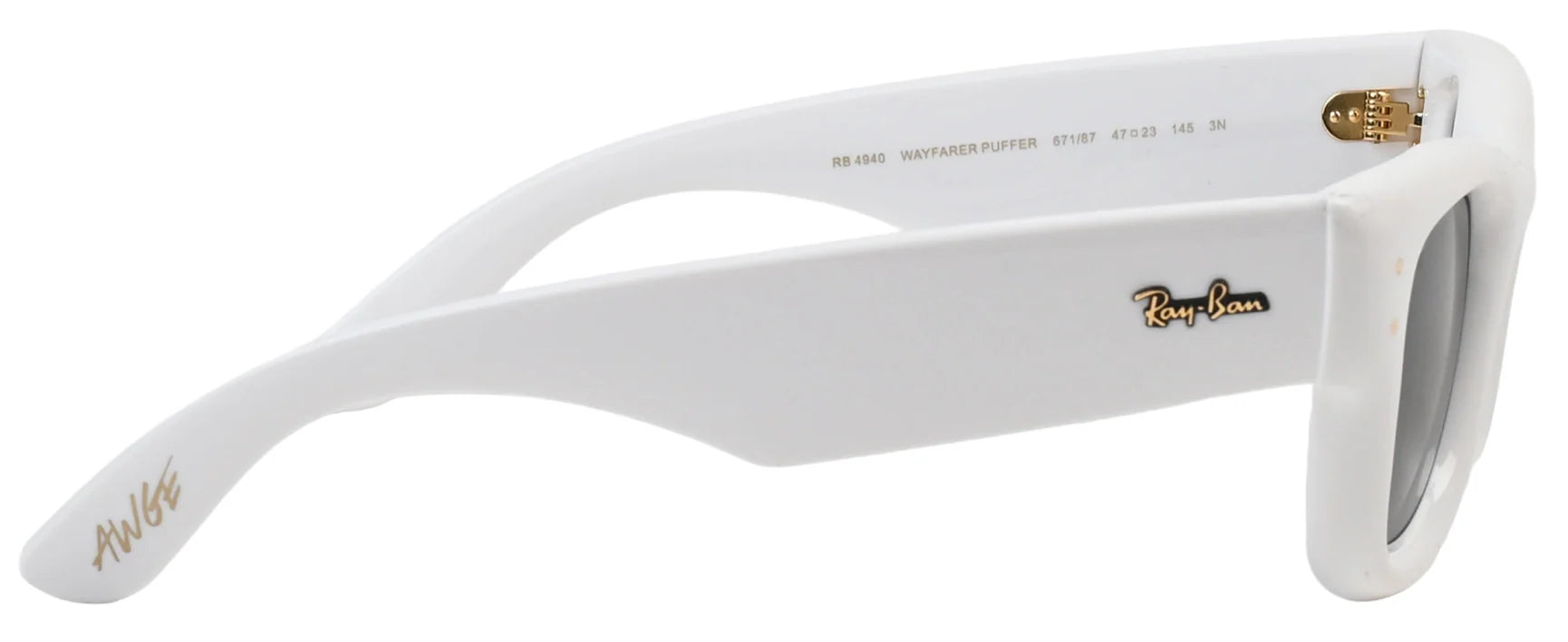 RAY BAN AAP ROCKY COLLECTION WAYFARER PUFFER WHITE