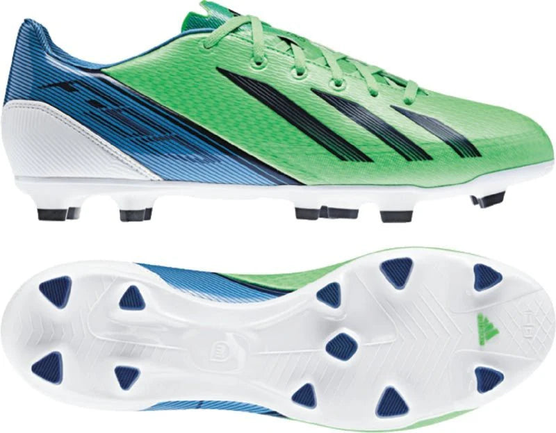adidas F30 TRX FG Firm Ground Soccer Cleats Green Blue