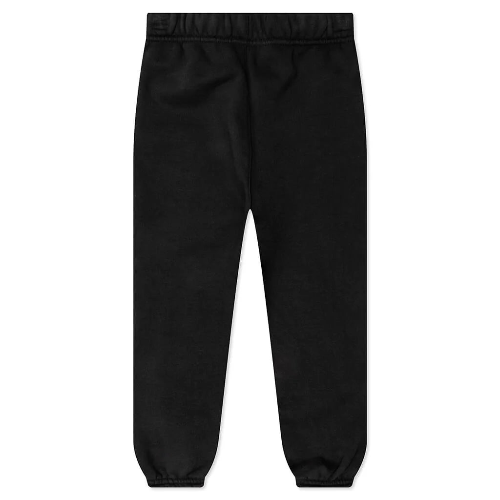 Kids Heavy Fleece Essential Sweatpant Black