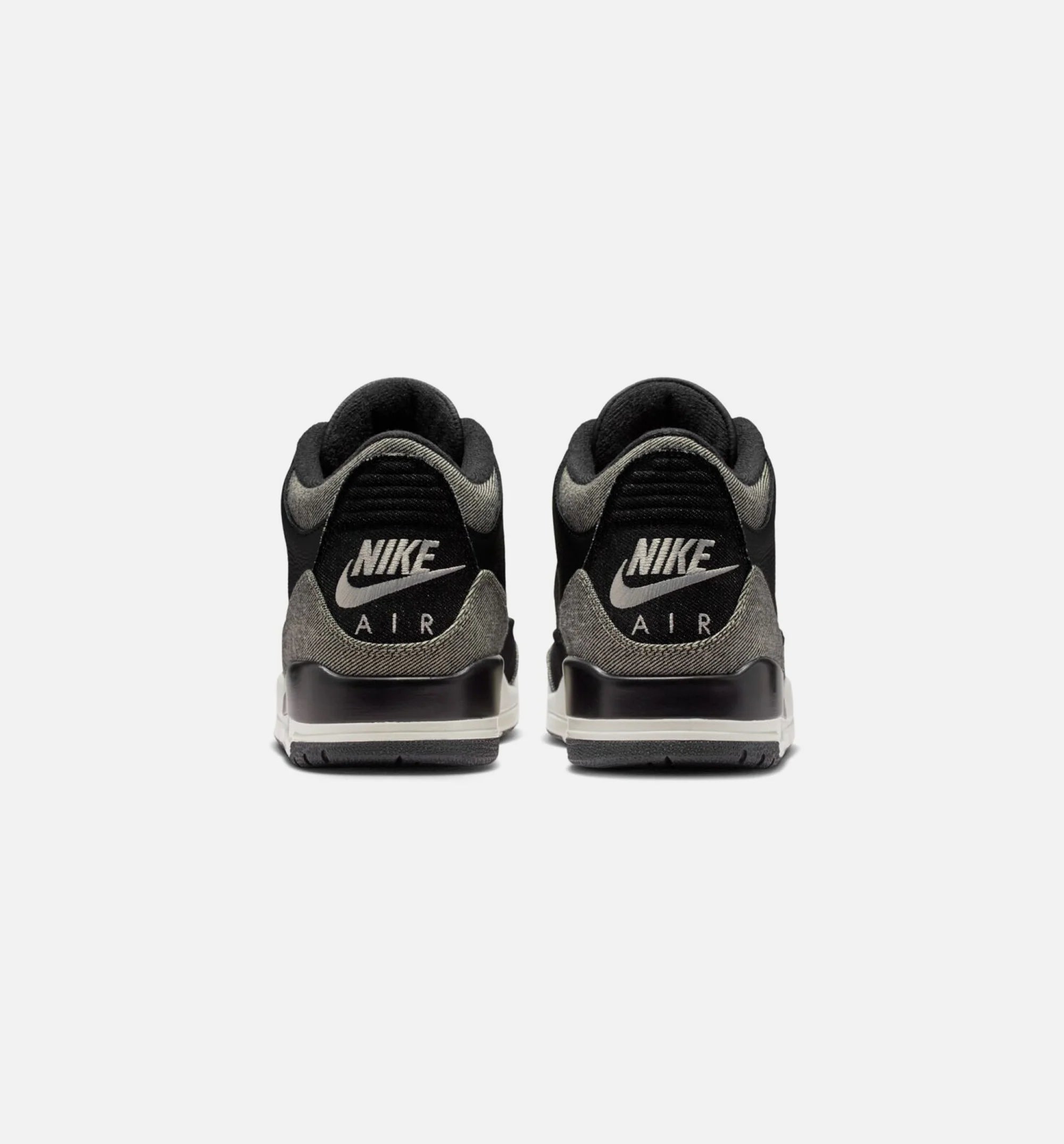 Air Jordan 3 x Levis Black and White Mens Lifestyle Shoe Denim Black Gym Red Limit One Per Customer