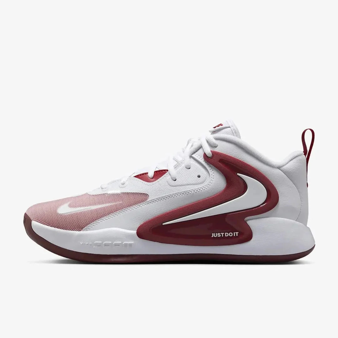 Tênis Nike React HyperSet 2 Vôlei Branco Vermelho